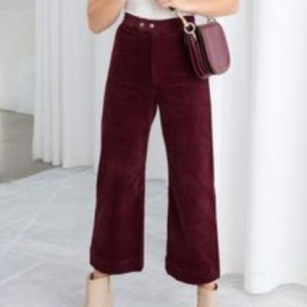 & Other Stories Wide Leg Pants sz 2